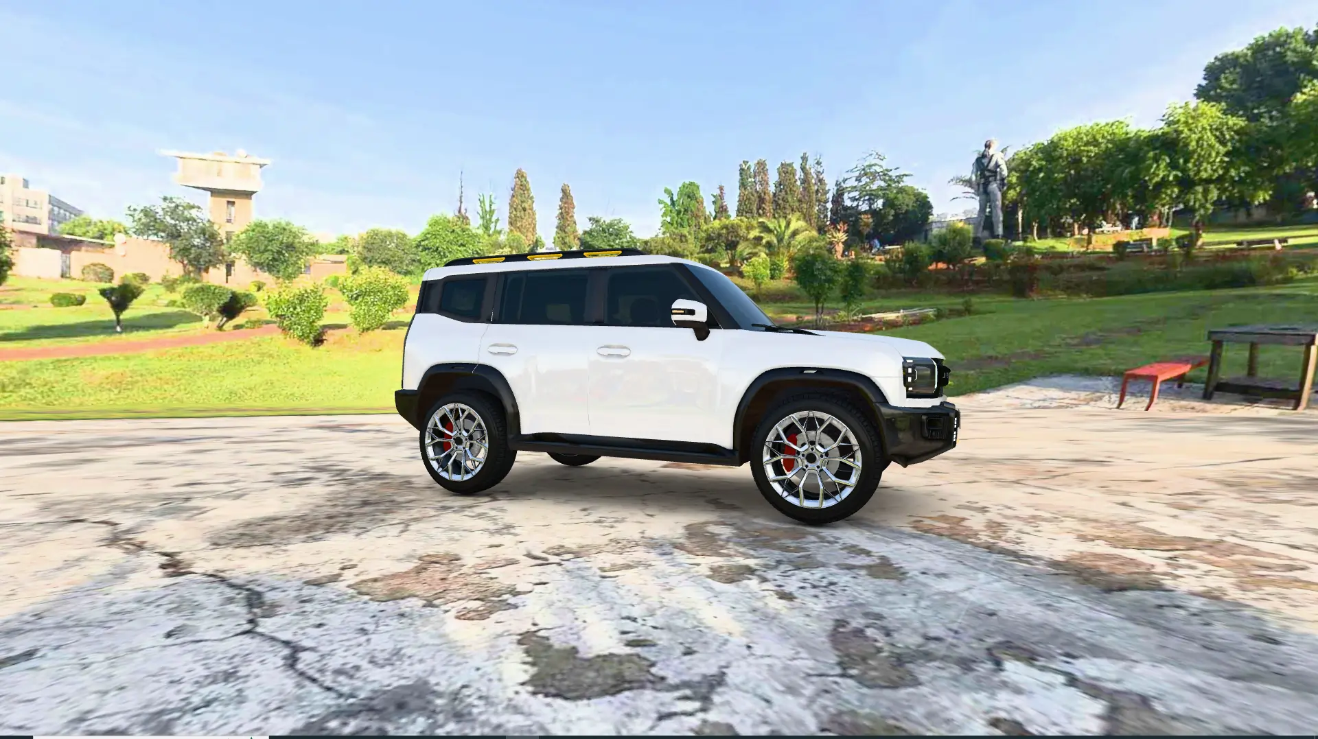 Off-Road SUV Render